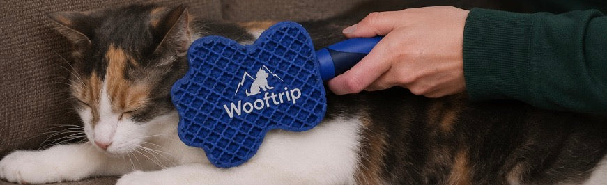Brosse de toilettage et massage en silicone | Woof Trip™